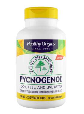 高含量碧容健精华150mg120粒Pycnogenol美国直邮Healthy Origins