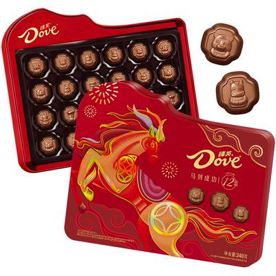 德芙儿童牛奶巧克力240gx1盒