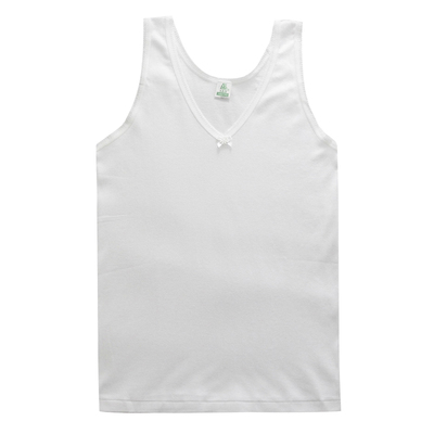 柔软罗纹弹力花边贴身纯棉背心