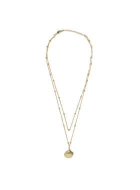 设计感叠戴赵昭仪同款双层项链