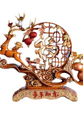 新中式福鹿摆件家居客厅装饰品