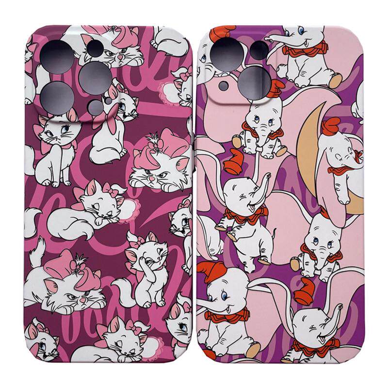 小飞象适用iphone16promax手机壳15pro夜光13硅胶11粉色猫少女xsmax软壳16plus全包14pro