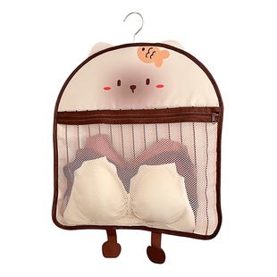 内衣收纳挂袋门后袜子内裤文胸壁挂网兜袋三合一神器衣柜悬挂式