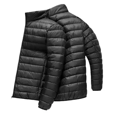 鸭鸭羽绒服男2024年立领运动外套