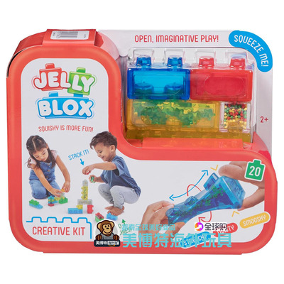 儿童拉伸积木模型手办