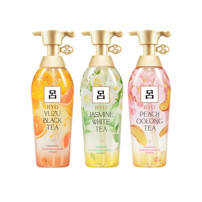 【自营】RYO吕花茶洗发水去屑控油蓬松保湿柔顺留香400ml洗发露