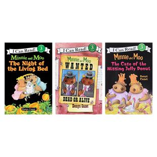 米妮和哞哞故事系列Minnie and Moo3册英文原版3册合集 [4-8岁]Harper Collins出版