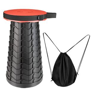 妙欧伸缩折叠凳+尼龙背包便携可调节网红折叠椅子可收纳无座神器