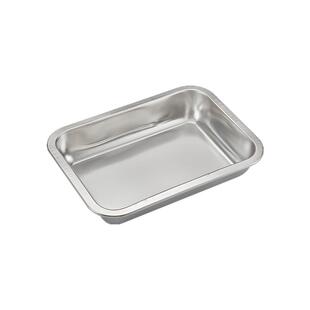 不锈钢托盘烤鱼盘冲孔平底方盘糕盘烤盘商用漏盆蒸饭盘方盆滤油盘