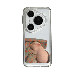 适用华为pura80pro+手机壳新款p80ultra独特好看的pura70可爱小猪仔p70por全包防摔p60透明p50高级感小众外壳