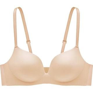 曼妮芬舒适无钢圈文胸小胸聚拢无痕粉底液内衣女收副乳软支撑胸罩