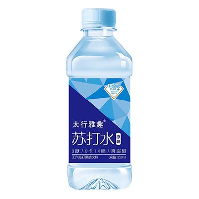 苏打水碱性整箱24瓶350ml无糖无汽原味果味饮品特价便宜批