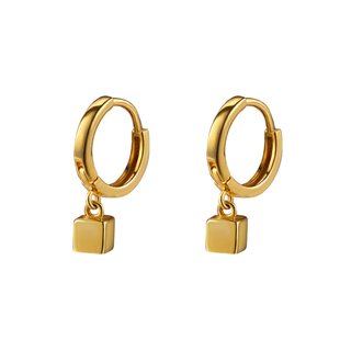 饰悟银饰方块精致耳扣女纯银耳饰耳环圆环耳钉耳圈2026年新款爆款