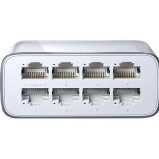 TP-LINK普联8口全百兆交换机高速100M网络分线塑壳八口即插即用非网管接口分线扩展RJ45网口分流免配置傻瓜式