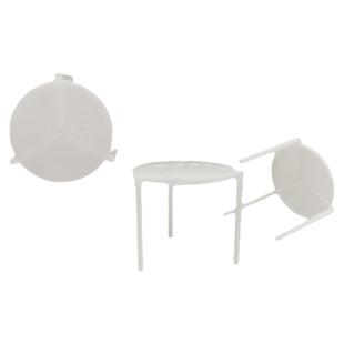 披萨三角支架加厚一次性三脚架白色托架比萨外卖防粘连支撑架塑料