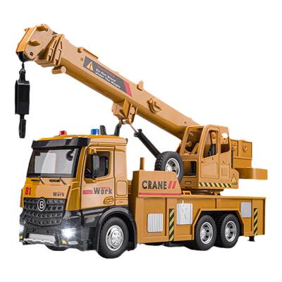 超大吊车套装男孩挖掘机