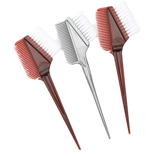 焗油梳子染发毛刷子漂发染发毛刷工具软毛美发染发焗油碗披肩油刷