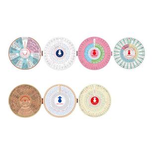 中医辩证施治盘PVC盘基础圆盘理论盘自查旋转表盘