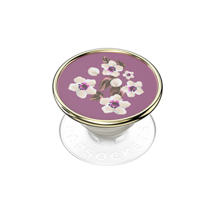 【蕾丝花序】PopSockets泡泡骚磁吸式气囊手机支架苹果iPhone17/16ProMax/Pro 蕾丝珐琅金属琥珀烟熏紫圆啪嗒