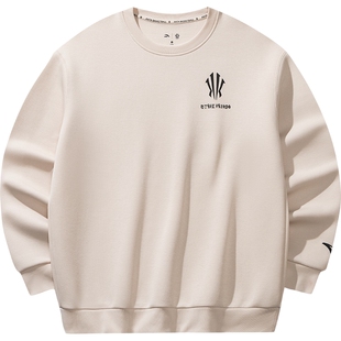 安踏欧文系列卫衣男女同款春季套头衫宽松百搭运动上衣172611712S