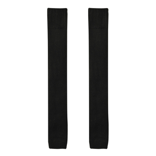 羊绒护膝袜女秋冬季加绒加厚长筒袜孕妇保暖膝盖腿套羊毛过膝袜子