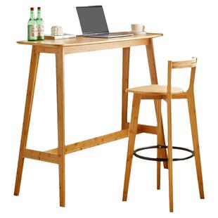 吧台家用北欧靠墙高脚吧台桌小户型客厅小吧台隔断阳台靠窗桌