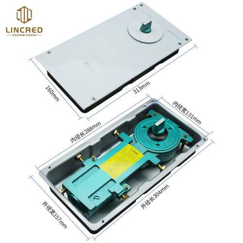 地弹簧K8300抗寒耐低温双定位地弹簧无框门有框玻璃门配件地弹璜