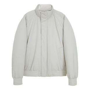 【高智感绅士】蓬松轻盈保暖白鹅绒 插肩袖立领羽绒服外套 DAD336