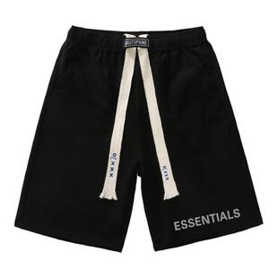 ESSENTIALS官方短裤男夏季新款情侣装美式潮牌宽松休闲运动五分裤