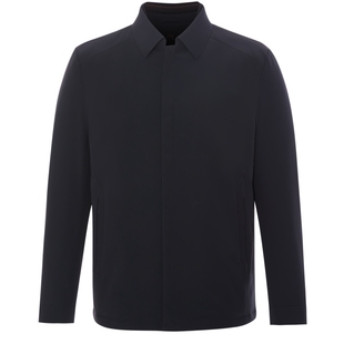 [可拆卸兔毛内胆]SATCHI沙驰男装男士羽绒服商务鹅绒行政夹克外套