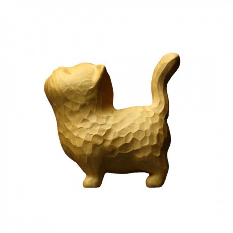 去有风地方雕小猫咪大麦同款可爱
