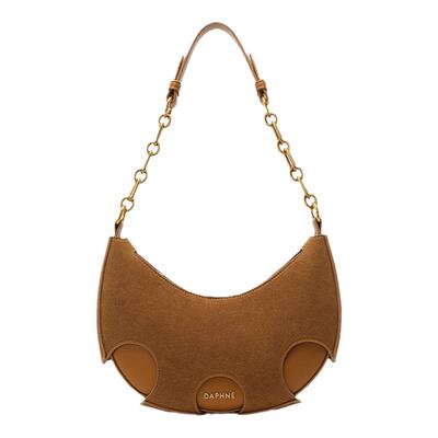 达芙妮Daphne可拆卸月牙包女单肩包斜挎包6123683124/10125