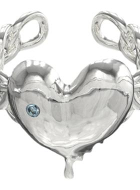 爱心戒指PEARLONA金属原创设计女