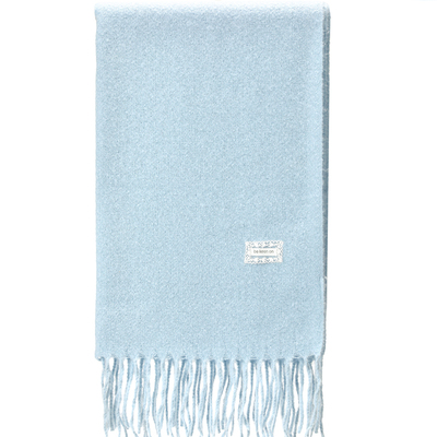 畹町纯色蕾丝字母围巾