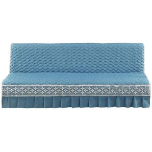 折叠沙发垫简易沙发罩套防滑加厚两用沙发盖巾简约四季通用全盖布