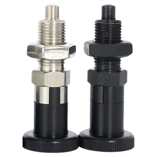 GN617分度销旋钮柱塞不锈钢自锁复位型弹簧插销定位销10M12M16M20