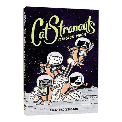 英文原版 CatStronauts Mission Moon 猫猫历险记 月球使命 全彩漫画书 太空宇宙题材 英文版儿童外文书