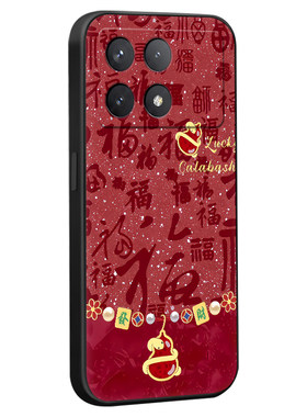 luckrider适用于红米k70新款彩绘redmik70软胶手机外壳。红迷k70全包防摔2311drk48c新款国潮风hongmi轻奢高