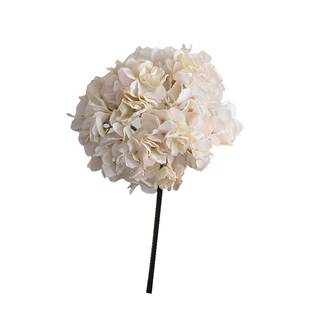 仿真花高级感逼真绣球白色粉色花束假花客厅摆设花艺插花婚礼布置