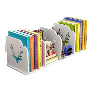 简易书架桌面儿童学生阅读书桌上的收纳架办公桌挡板小型置物架子