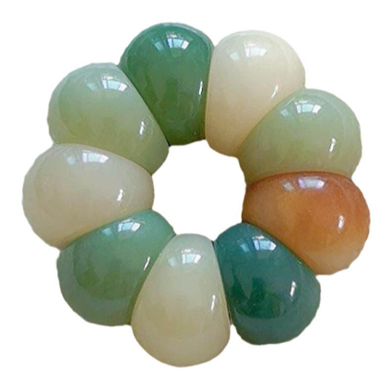 蒜瓣菩提手捻大合集蒜瓣大肠女绕指柔白玉菩提根盘玩文玩佛珠手链