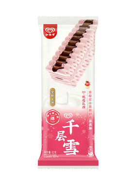 和路雪千层雪棒香草白桃抹茶口味