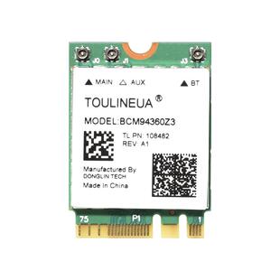 gxlinkstar DW1560无线网卡BCM94352Z M.2 NGFF双频1200M蓝牙4.0支持macOS隔空投送接力笔记本内置WiFi模块