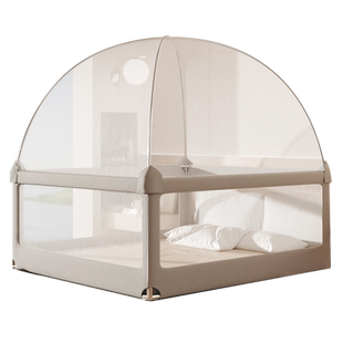 新款婴儿床围栏蚊帐二合一宝宝防摔防掉床蚊帐加高护栏家用一体式