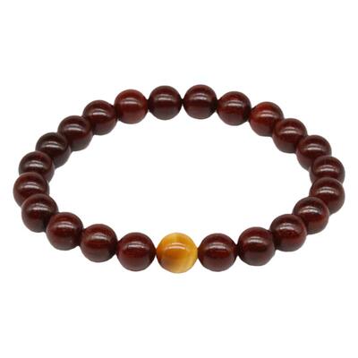 天然正宗印度小叶紫檀手串轻奢原创设计佛珠文玩珠念珠男女款文艺