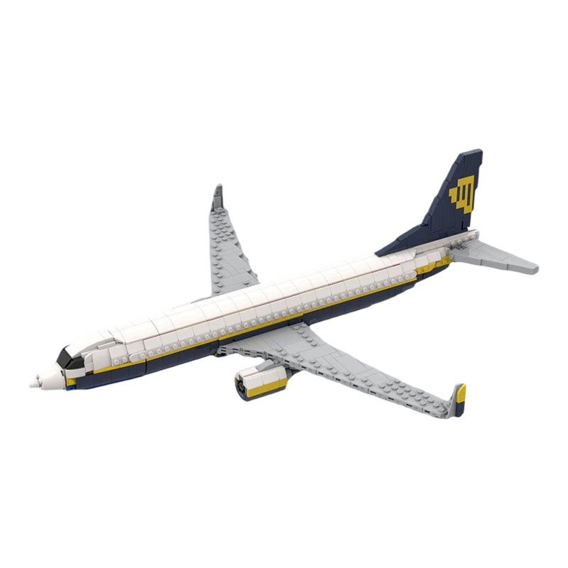 波音737客机积木180比例飞机
