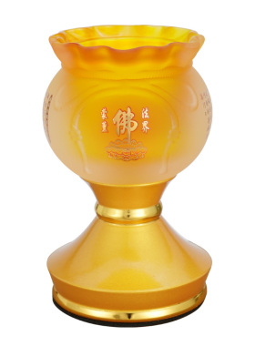 琉璃福袋酥油灯座灯盏家用供奉灯