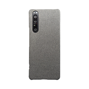 适用索尼Xperia 1 VI手机壳Sony手工贴布牛仔布X1III保护套1V不沾指纹防滑5IV全包硬壳简约轻奢商务男款Pro-I