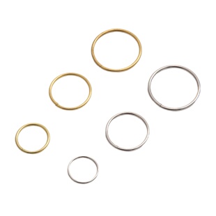 无它黄铜钥匙环圈开口环钥匙扣手工配件腰挂不锈钢钥匙圈挂件圆环