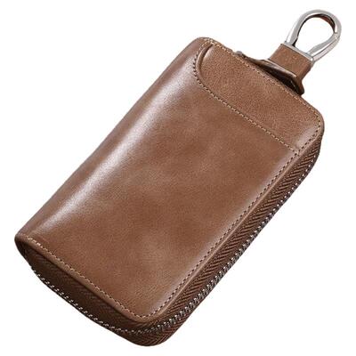 钥匙包男式2026新款真皮质感大容量钥匙收纳多功能汽车钥匙收纳包